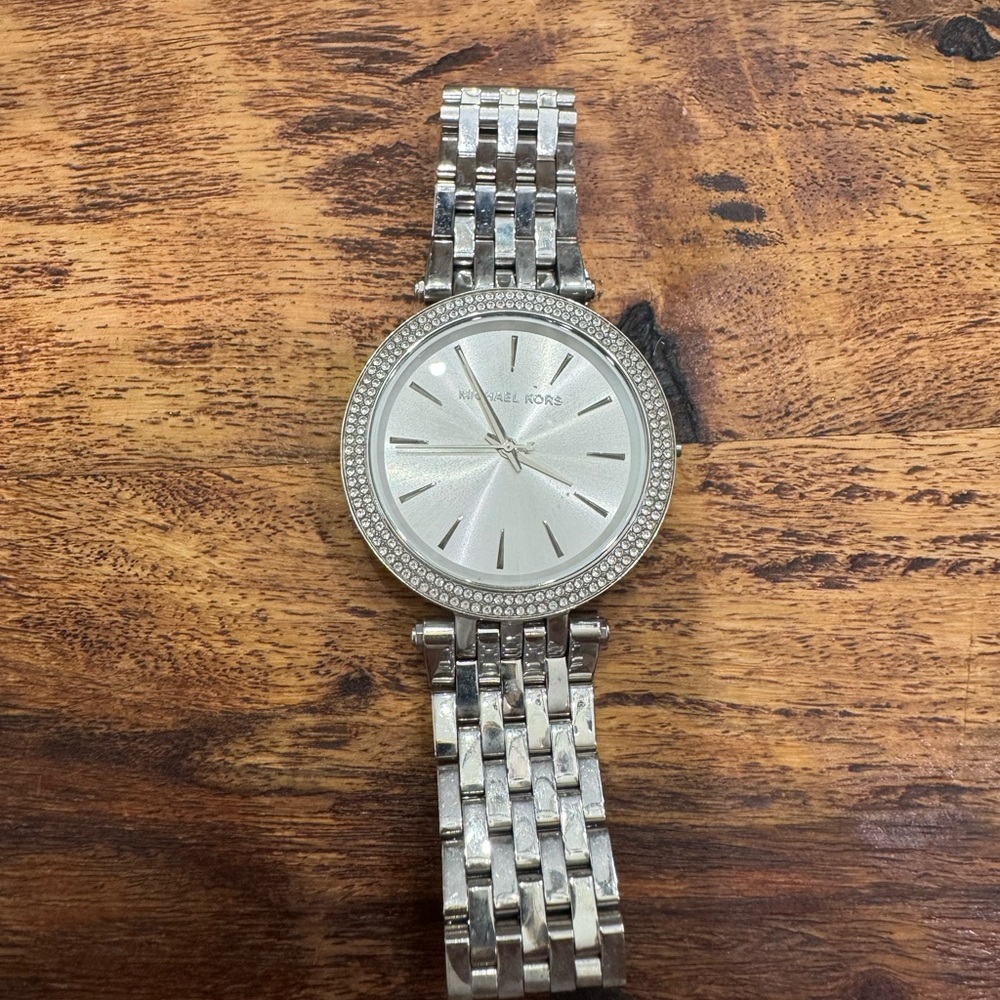 Michael Kors Silver-Tone Bracelet Watch
